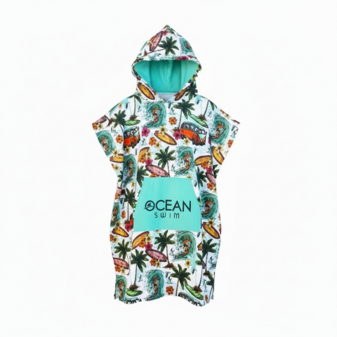 Poncho adulte Ocean Swim - Aloha