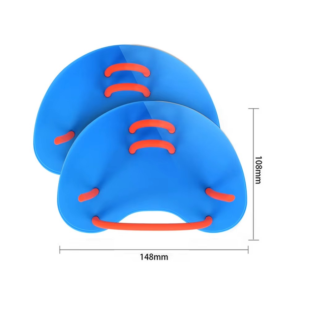 OCEAN SWIM Finger paddles - bleu – Image 2