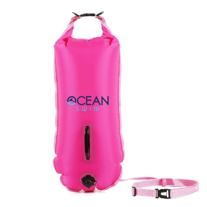 Bouée sécurité nage avec pochette ORCA SAFETY BUOY Pocket pour Swimrun et  nage en eau libre - Les4Nages