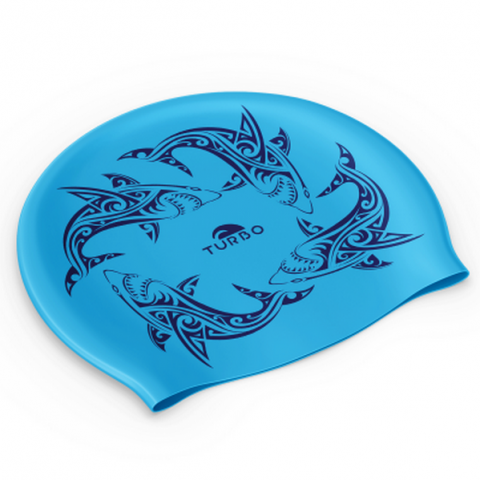 bonnet silicone natation turbo Tattoo Fish