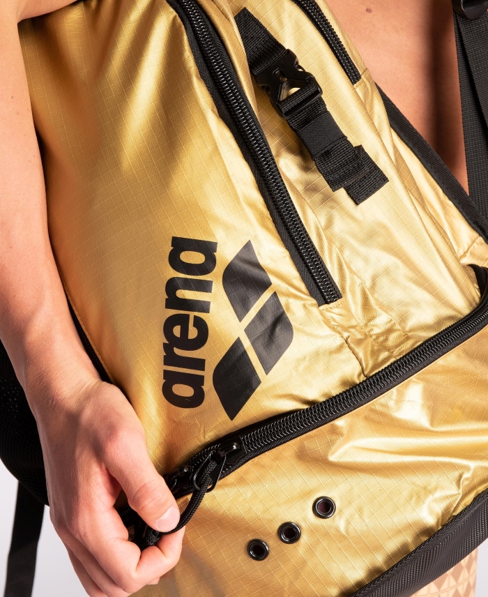 Arena Fastpack 3.0 backpack - Gold 50th anniversary