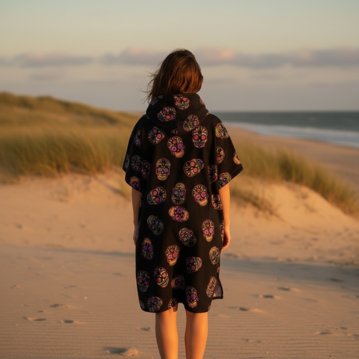 Poncho Ocean Swim - Calavera – Image 2