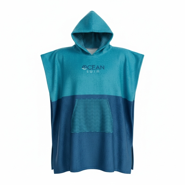 Poncho Ocean Swim - Protect the oceans - bleu – Image 3