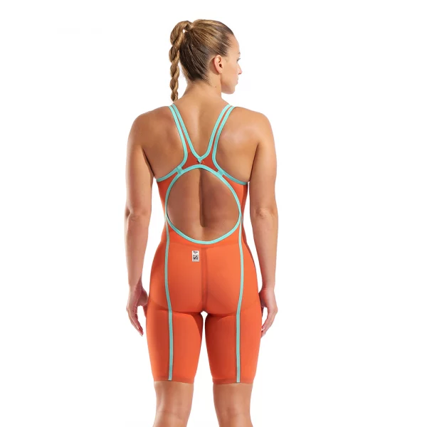 ARENA Powerskin Carbon Glide Dos Ouvert - Sunset Coral – Image 2