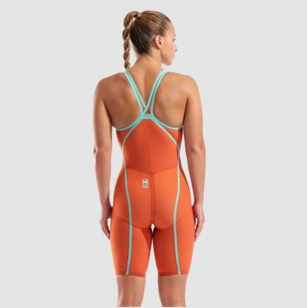 ARENA Powerskin Carbon Glide Dos Fermé - Sunset Coral – Image 2