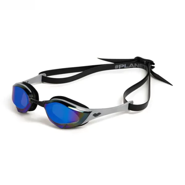 ARENA Cobra Edge Swipe Mirror - Blue Silver Black – Image 2