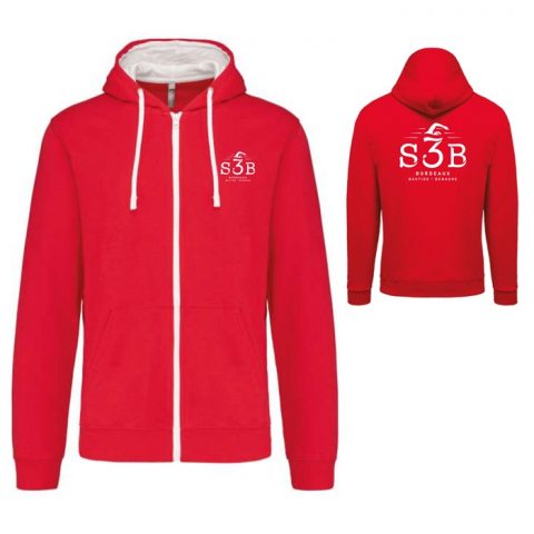 Sweat zippé à capuche S3B