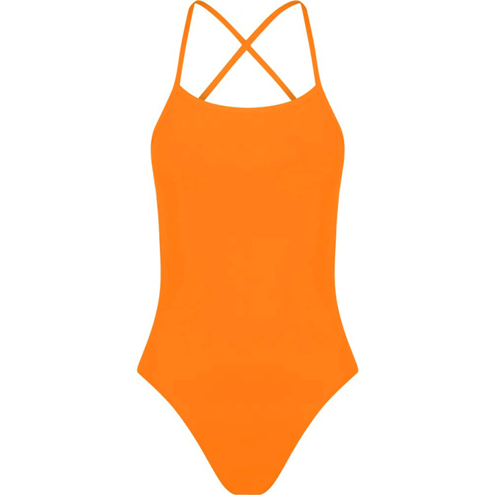 Maillot femme OCEAN SWIM Bahia - Orange Fluo – Image 3