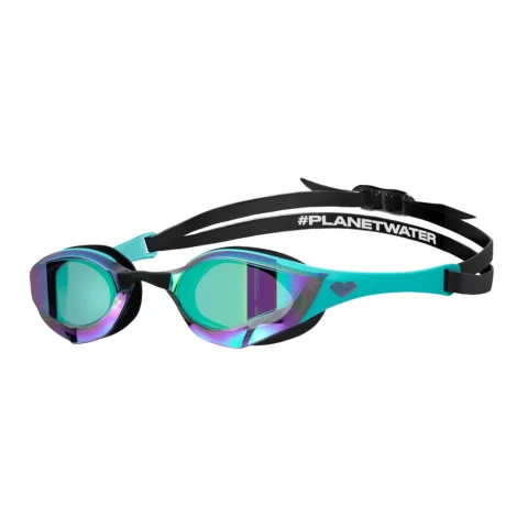 ARENA Cobra Edge Swipe Mirror - Emerald-Peacock