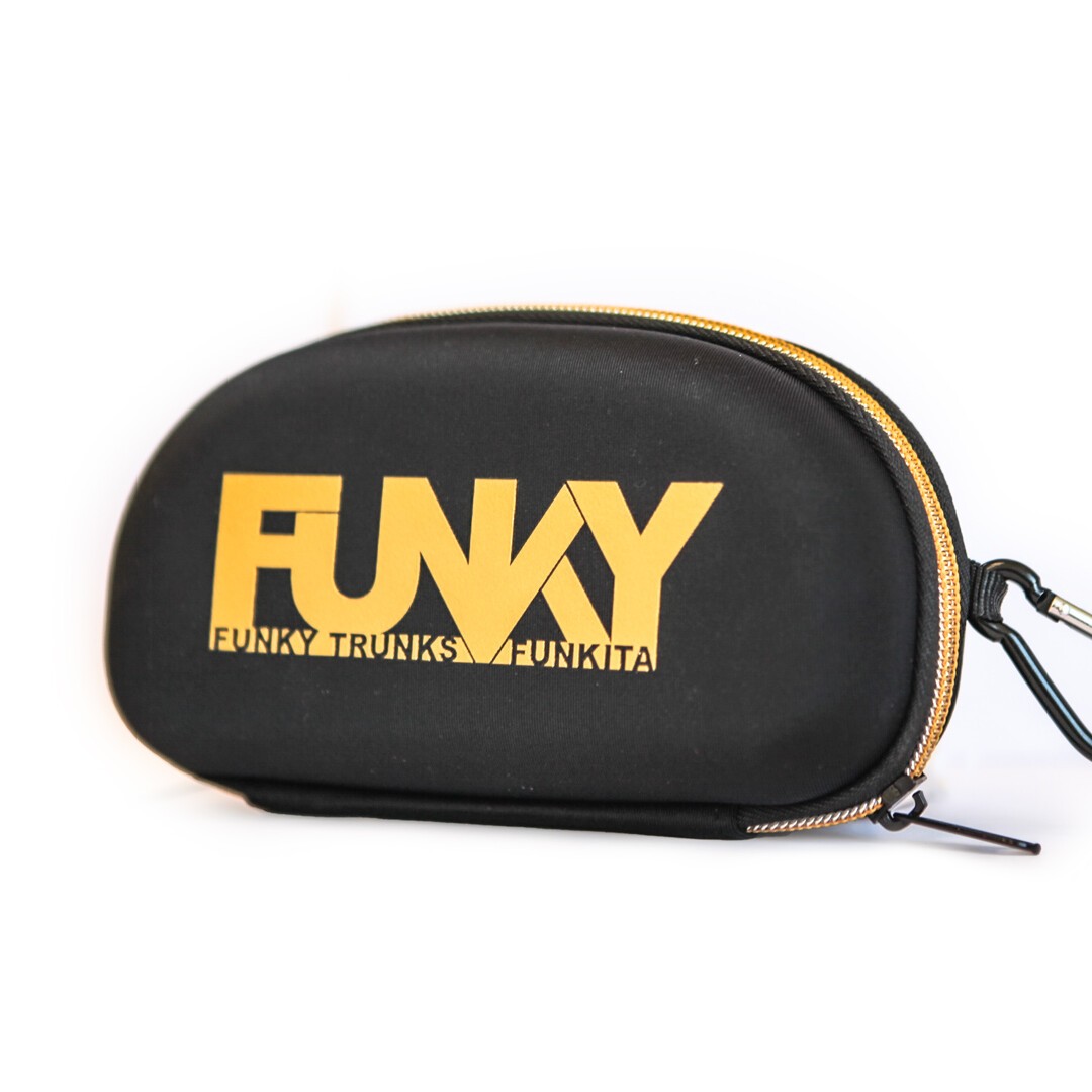 FUNKY TRUNKS Black Attack Case Closed Goggle Case