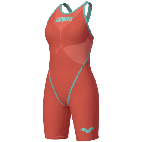 ARENA Powerskin Carbon Glide Dos Ouvert - Sunset Coral