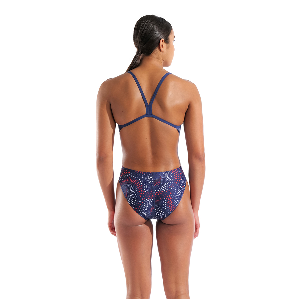 ARENA Fireflow Challenge Back Blue Navy-Team Red - maillot femme – Image 2