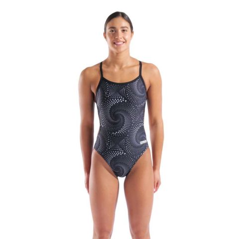 ARENA Fireflow Challenge Back Team Black - maillot femme