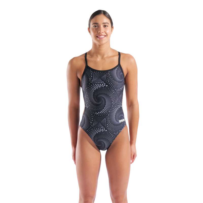 ARENA Fireflow Challenge Back Team Black - maillot femme